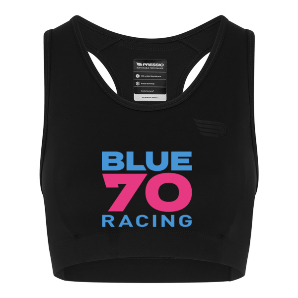 Women's Sustain Long Line Crop Bra Thumbnail